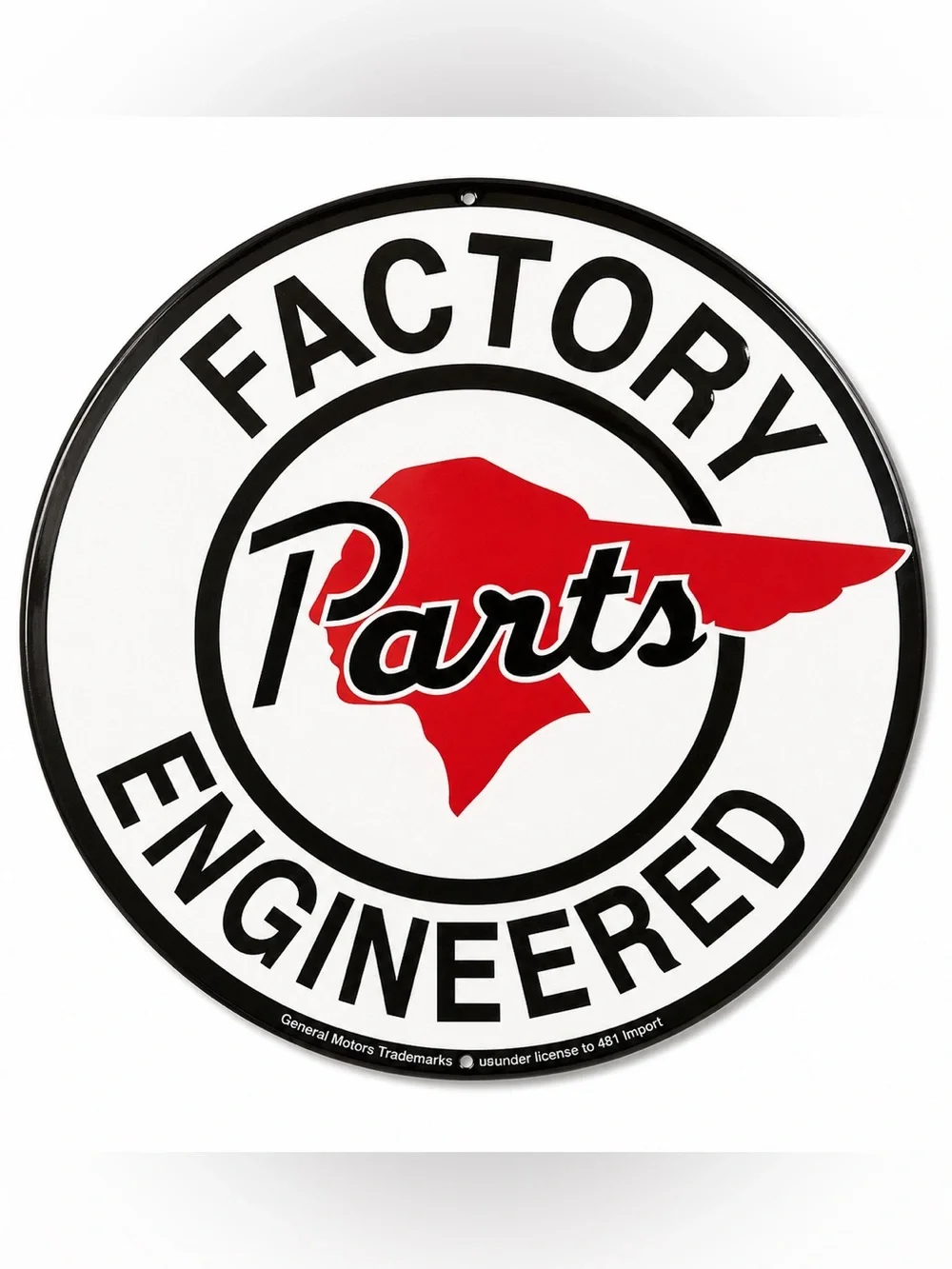 NEW Pontiac Factory Parts Engineered Metal Sign